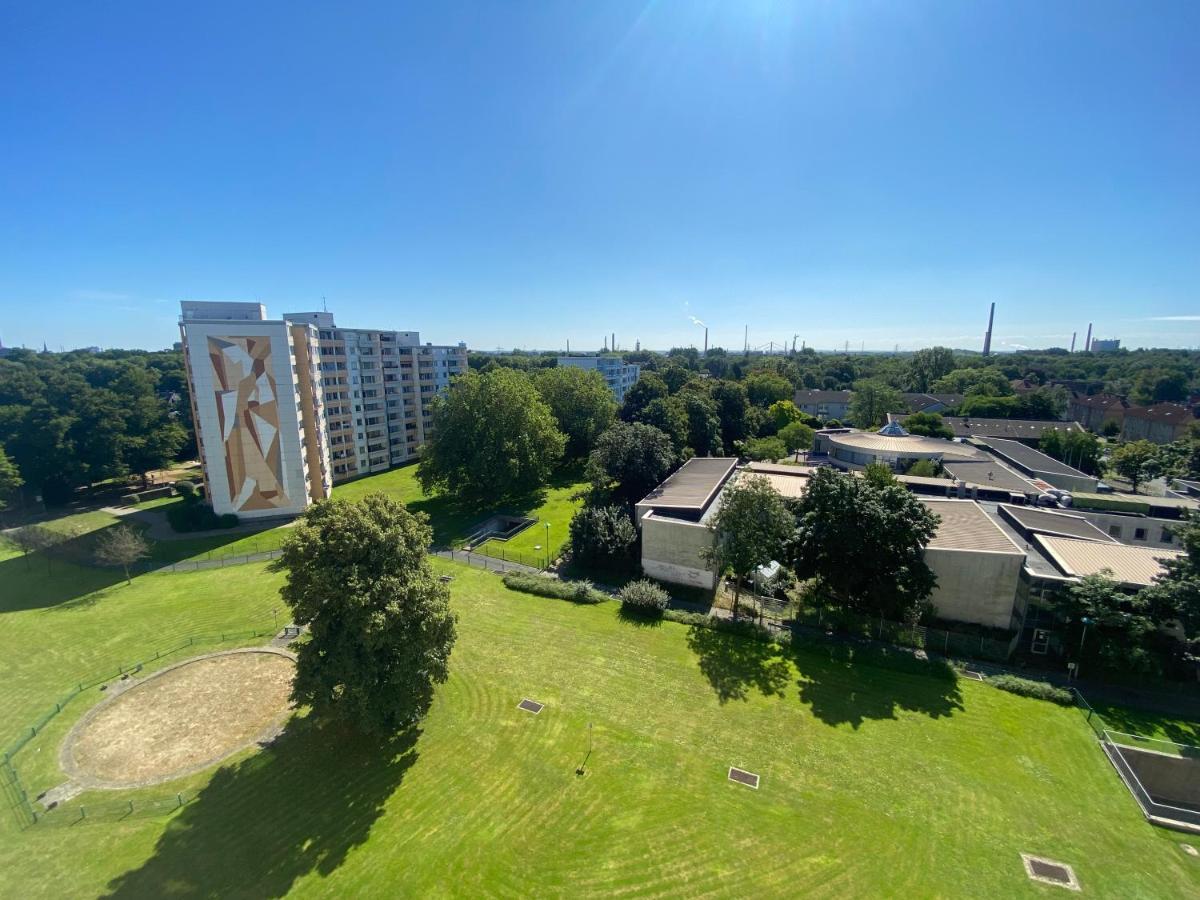 Duisburg Von Oben 3,5 Zimmer 8.Og Frisch Saniert 외부 사진